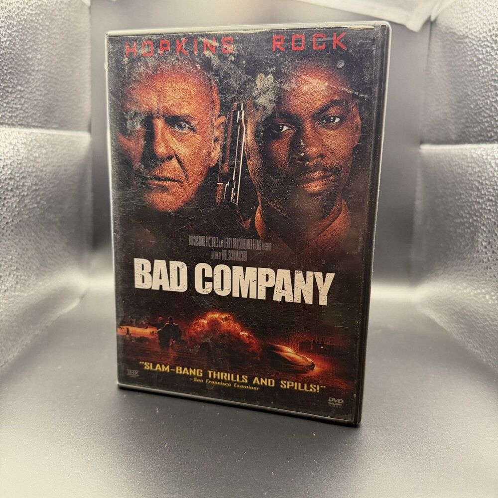 Bad Company DVD Anthony Hopkins Chris Rock PG-13 Widescreen Action Thriller